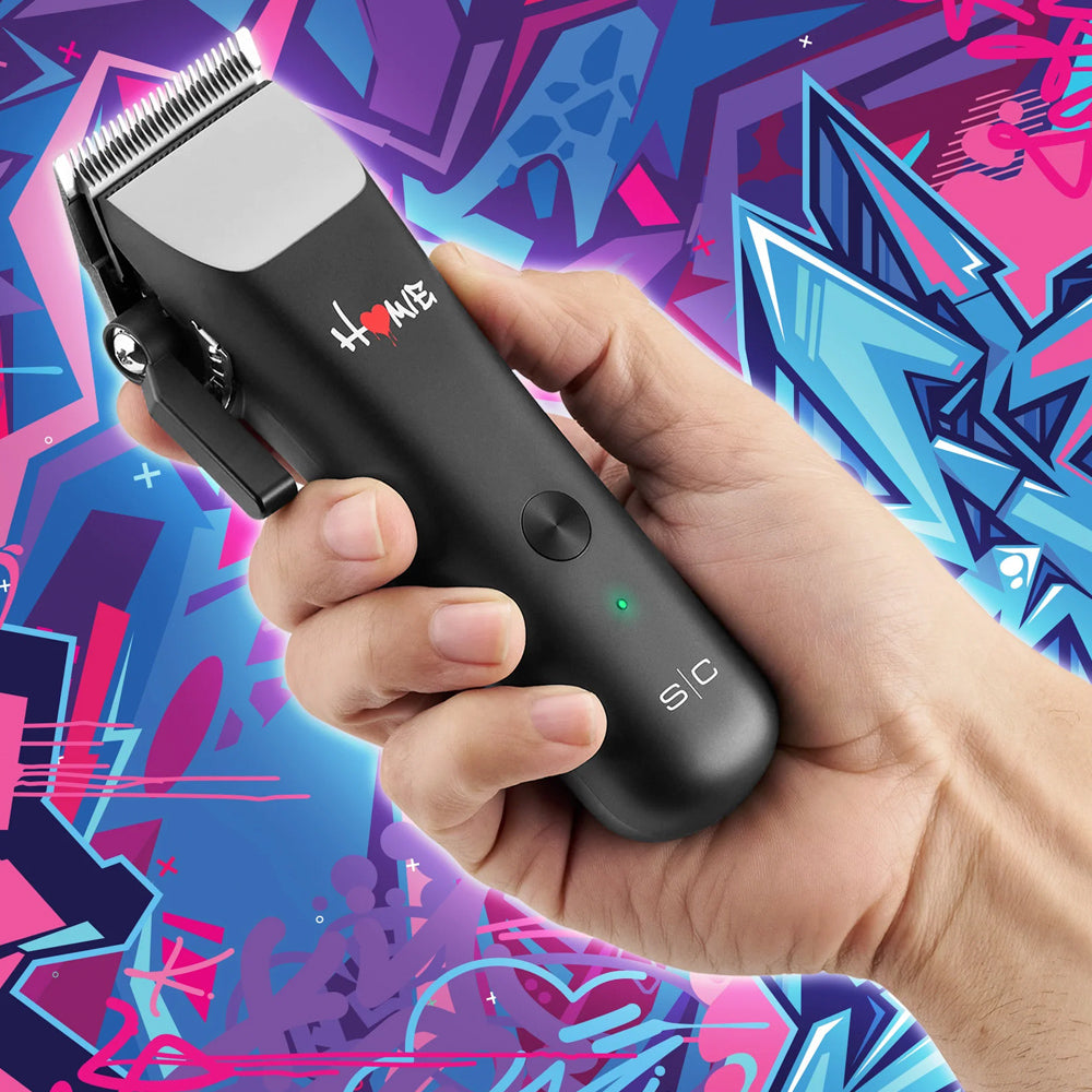 StyleCraft Homie Nano Clipper SC628B - Whisper-Quiet, Compact, Adjustable Guards