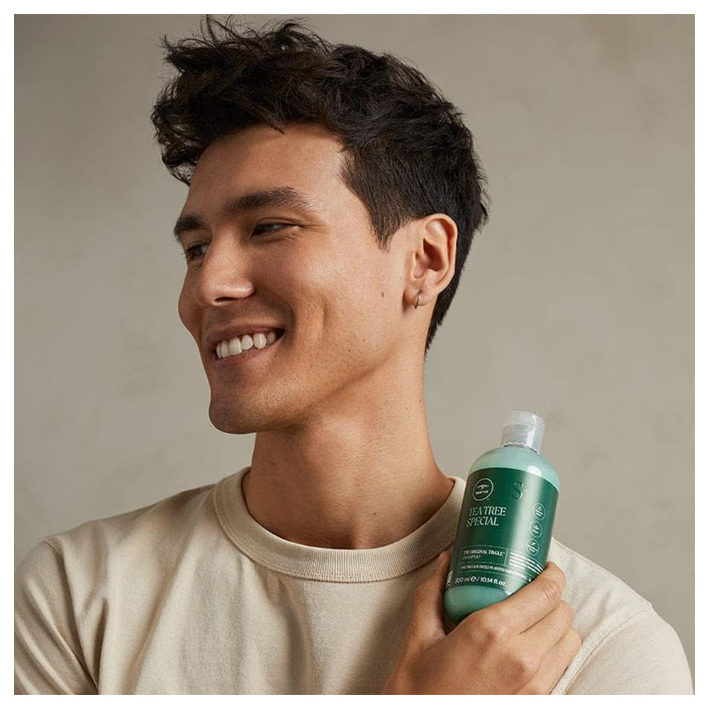 Tea Tree Special Shampoo 300 ML / 10.14 oz. by Paul Mitchell (JPMS) Deep Cleans, Refreshes Scalp, For All Hair Types, Especially Oily Hair