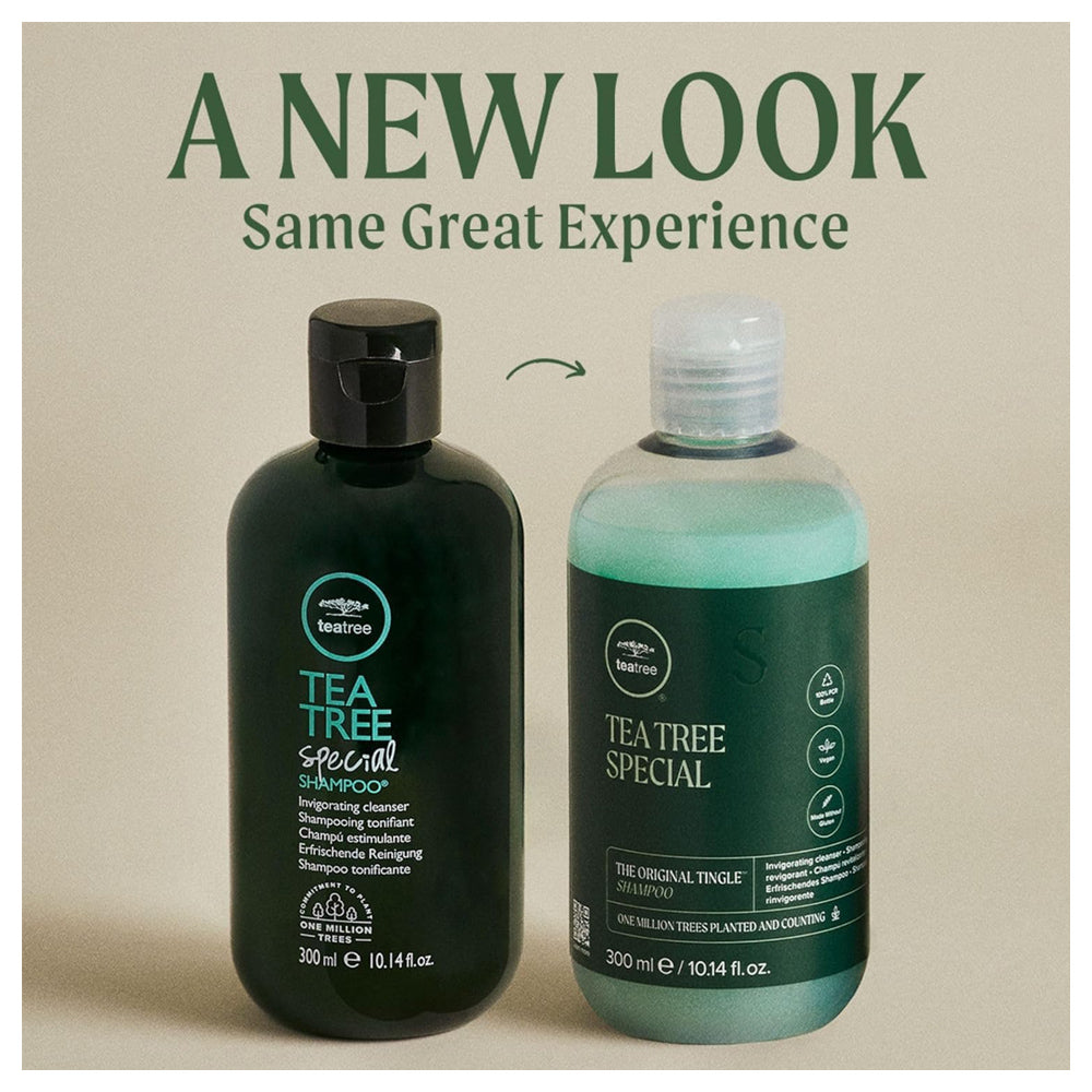 Tea Tree Special Shampoo 300 ML / 10.14 oz. by Paul Mitchell (JPMS) Deep Cleans, Refreshes Scalp, For All Hair Types, Especially Oily Hair