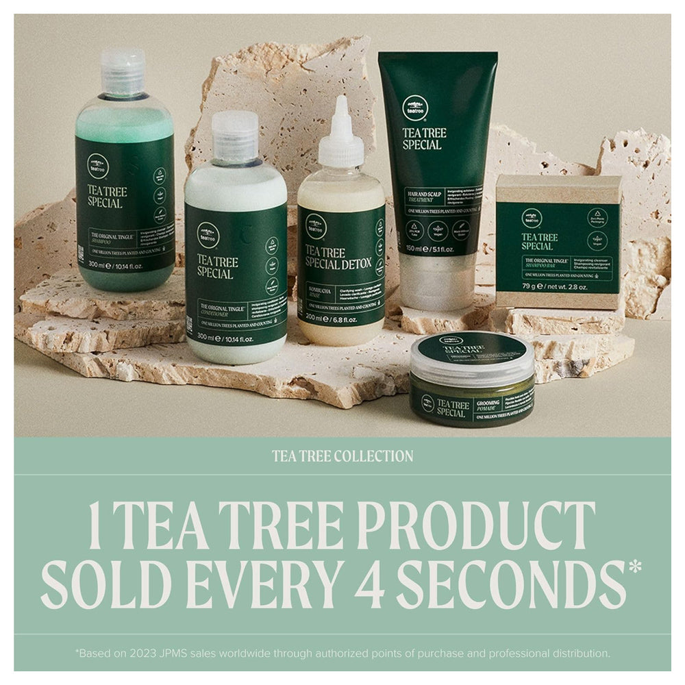 Tea Tree Special Shampoo 300 ML / 10.14 oz. by Paul Mitchell (JPMS) Deep Cleans, Refreshes Scalp, For All Hair Types, Especially Oily Hair