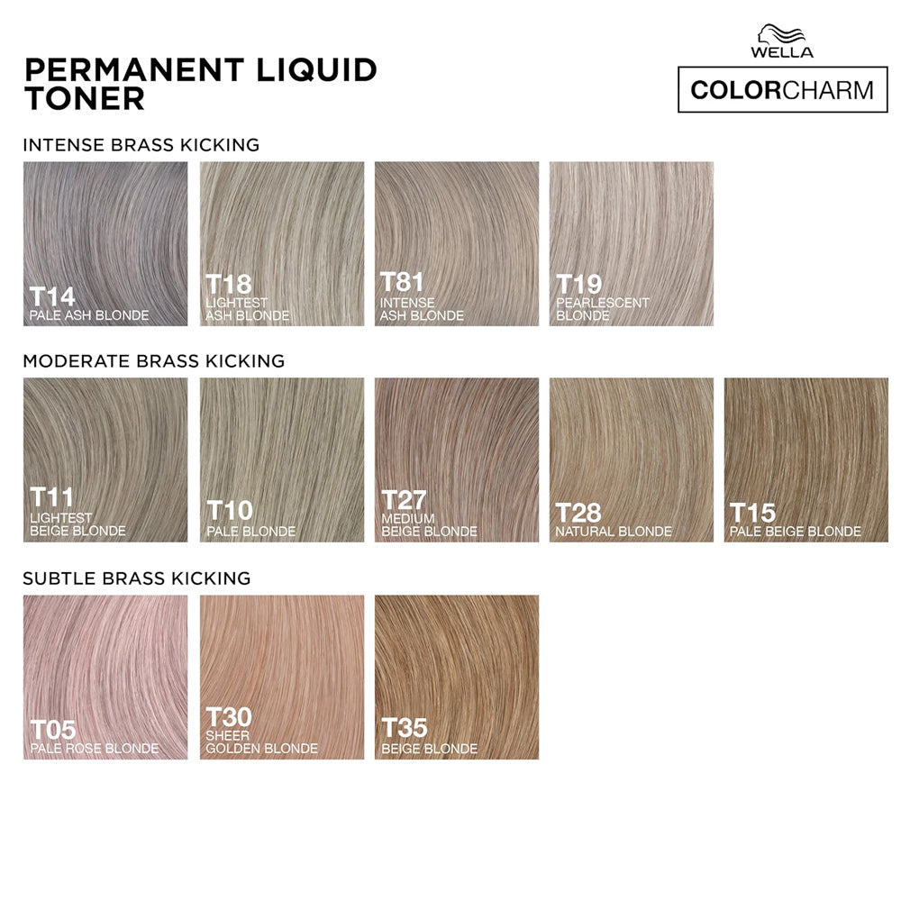 Wella Colour Charm T10 Pale Blonde Liquid Toner 42 mL