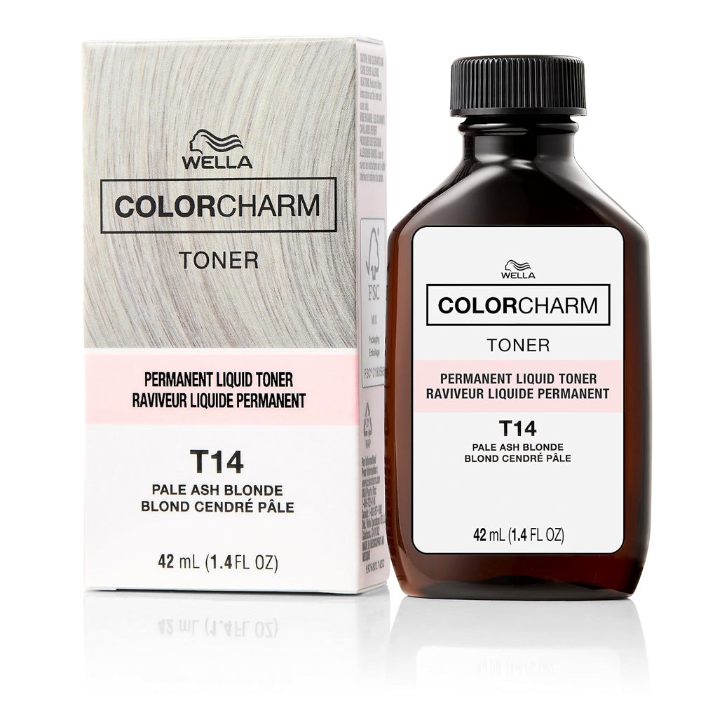 Wella Colour Charm T14 Pale Ash Blonde Liquid Toner 42 mL