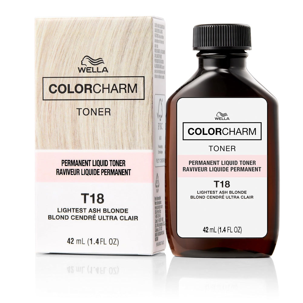 Wella Colour Charm T18 Lightest Ash Blonde Liquid Toner 42 mL