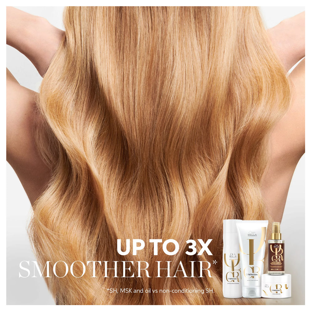 Wella Oil Reflections Luminous Instant Conditioner 200 mL / 6.76 oz. Provides Shine & Hydration with white tea extract