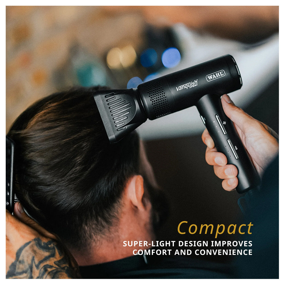 Wahl Vanquish Compact Hair Dryer - Ultra-Light Power with Precision Control