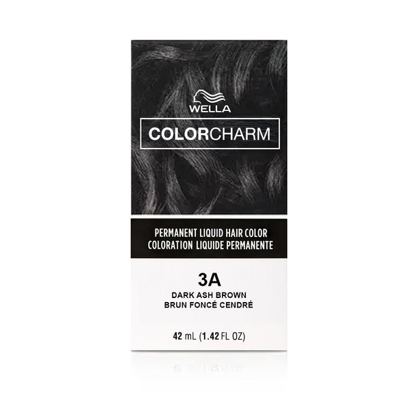 3A Dark Ash Brown - Wella Professional Color Charm Permanent Liquid Ha ...