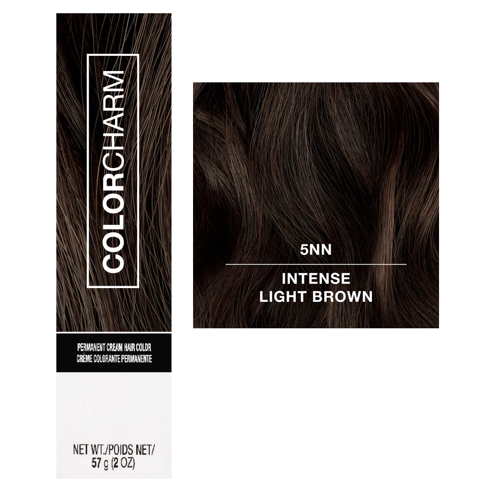 Wella Color Charm 5NN Intense Light Brown - Nourishing Permanent Cream Color - 57 g - 2 oz.