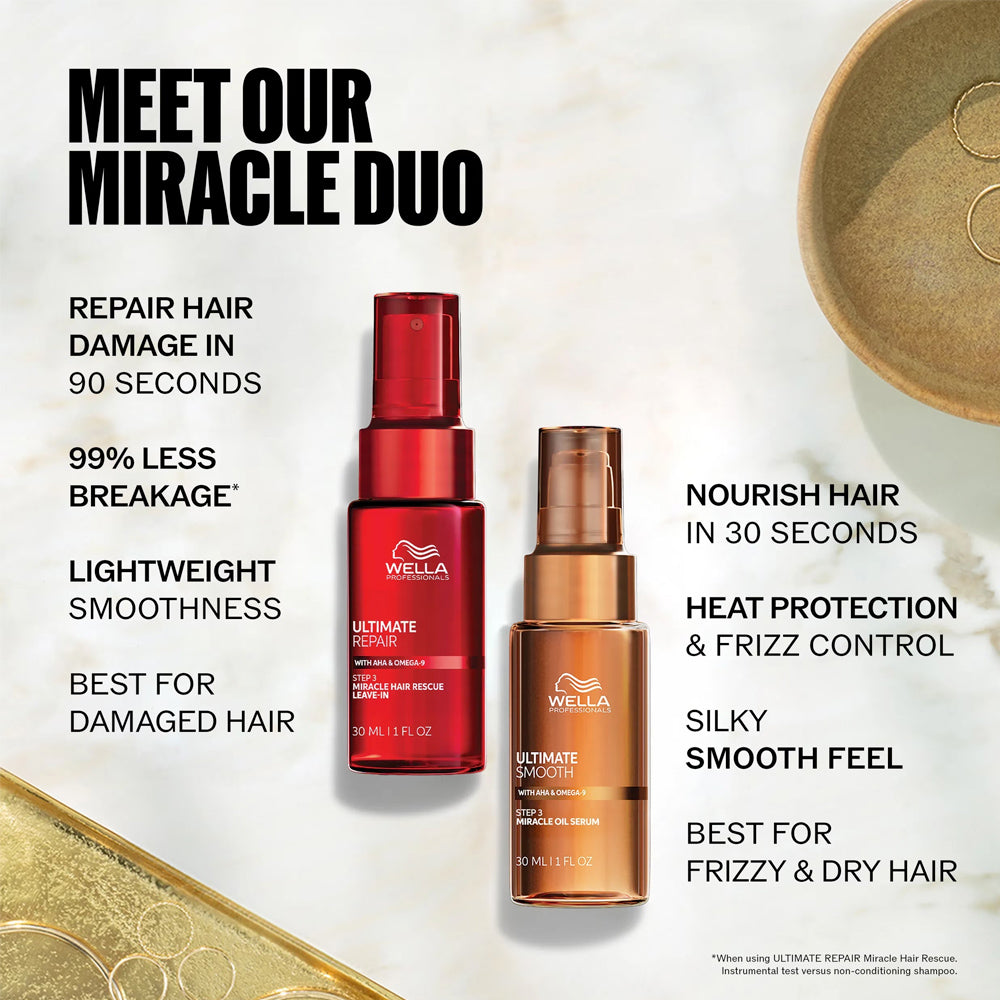 Wella Ultimate Repair Miracle Hair Rescue Leave-in 30 mL - Step 3 - with Aha and Omega-9