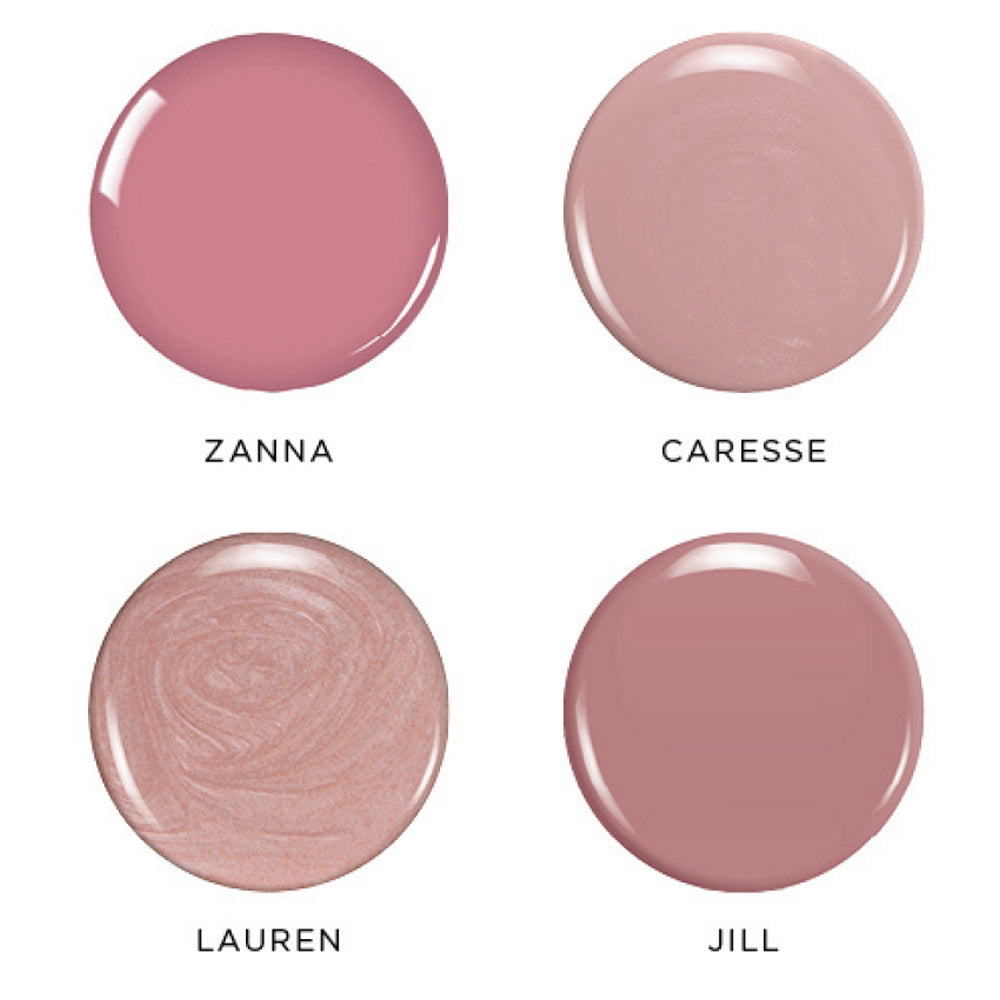 Zoya Nail Polish - Under The Mistletoe Quad Set - Award Winning & Healthy Formula Created for Natural Nails - 0.5oz/15mL