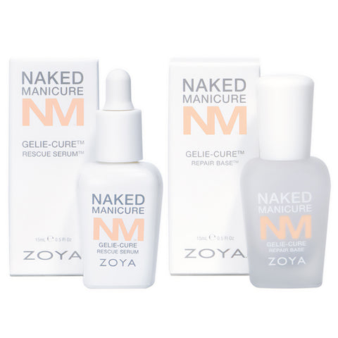 Zoya Naked Manicure セット Zoya Naked Manicure Duo Gelie-Cure Base Coat Routine 15 mL / 0.5