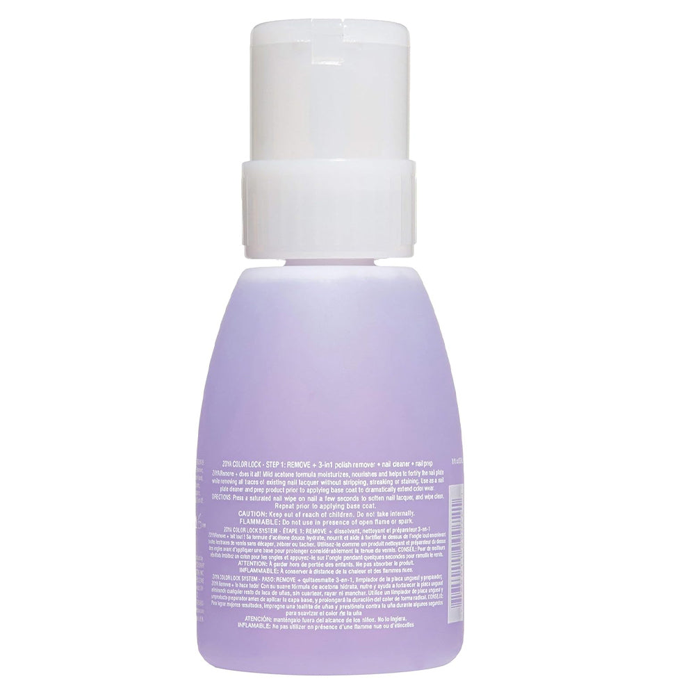 Zoya Remove+ 8 fl oz. | 3 in 1 Formula - Liquid Polish Remover Nail Cleaner Nail Prep
