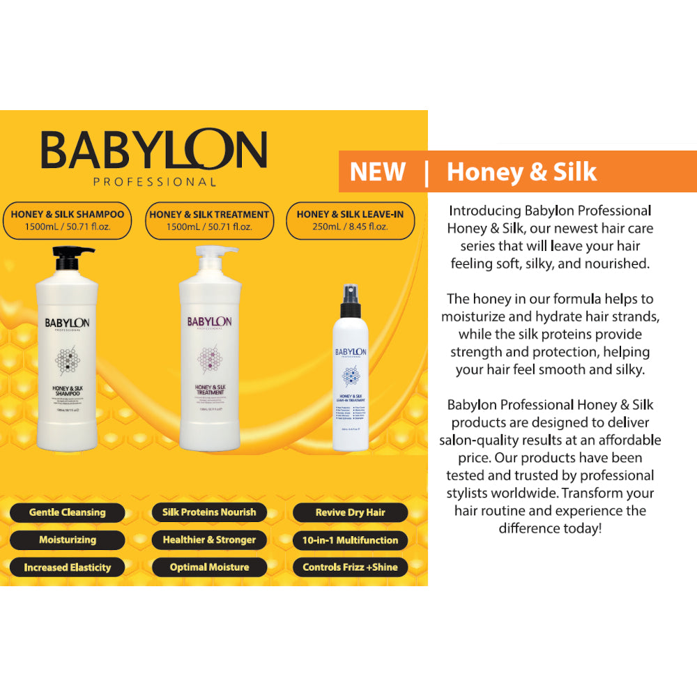 Babylon Professional Honey & Silk Shampoo 1500 mL - 50.71 fl. oz.