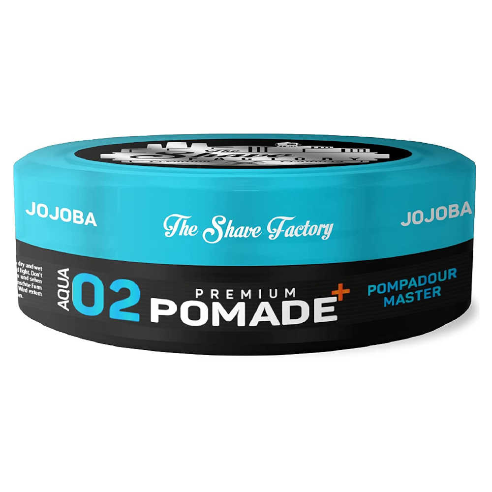 The Shave Factory Hair Styling Series - 02 Pompadour Master Premium Pomade With Jojoba - 150 mL