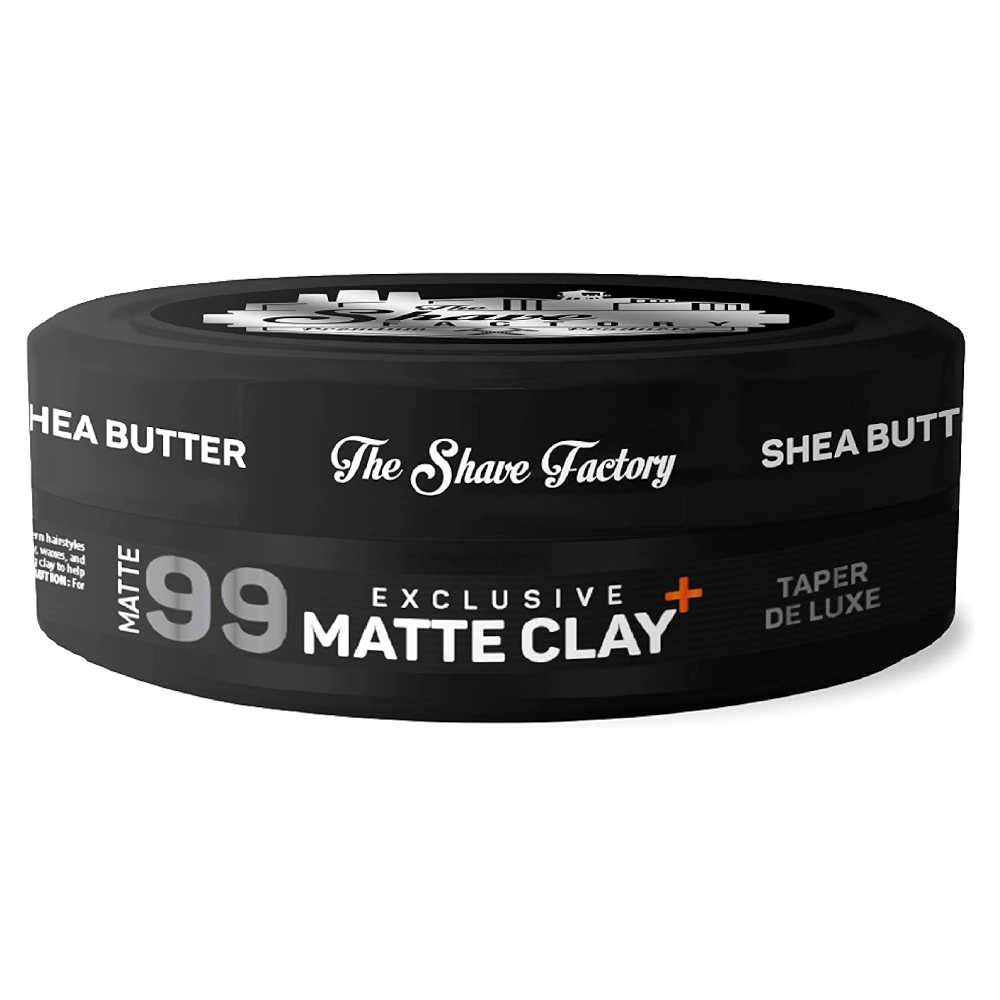 The Shave Factory Hair Styling Series - 99 Taper de Luxe Exclusive Matte Clay With Shea Butter - 150 mL