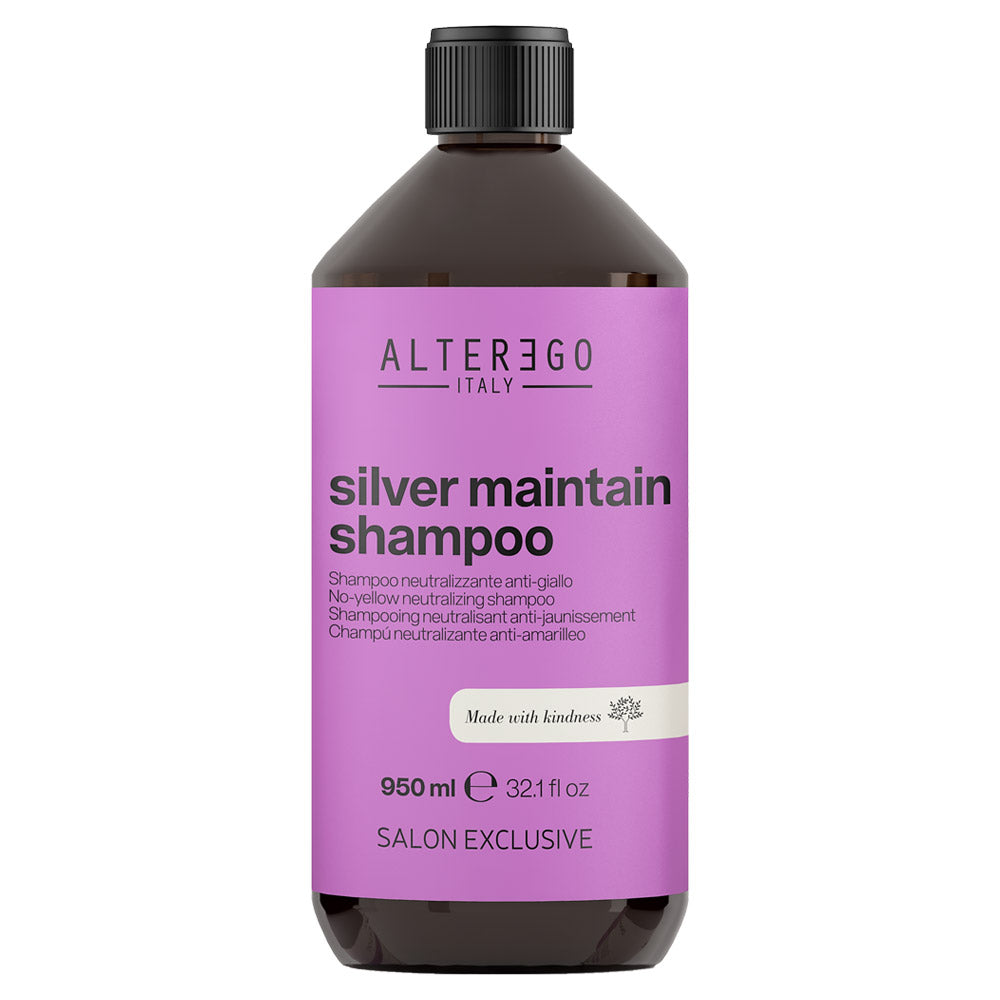 Alter Ego Silver Maintain Shampoo 950 mL - No Yellow Neutralizing Shampoo