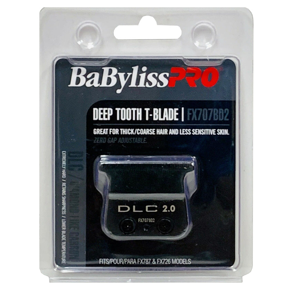 BaBylissPRO FX707BD2 - Deep Tooth T-Blade DLC 2.0 - Fits All FX787 and FX726 Trimmers