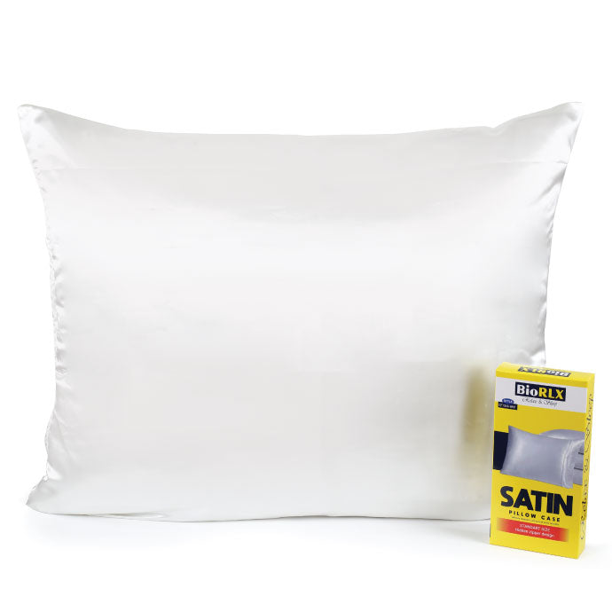 Sale BioRLX Satin Pillow Case White