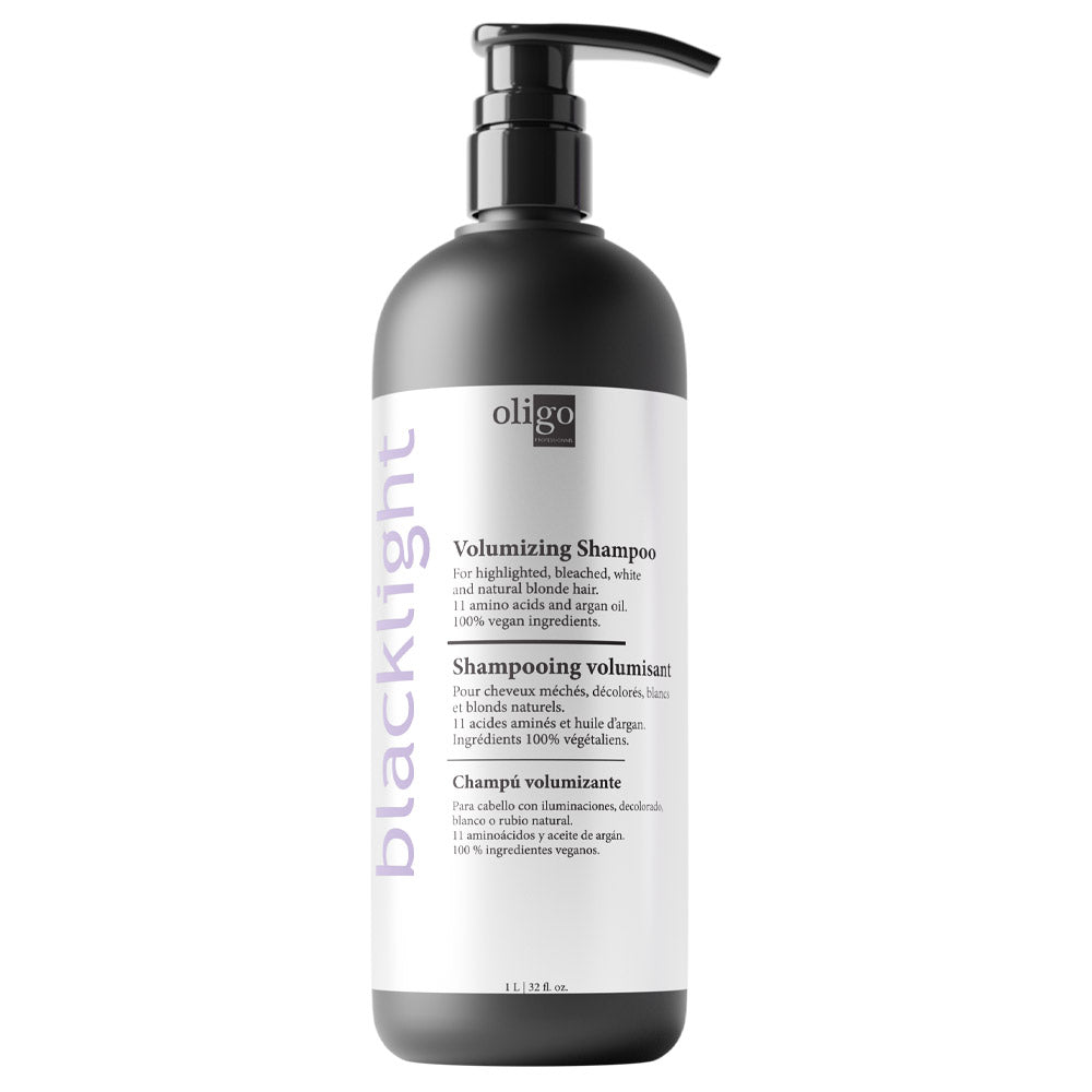 Blacklight Volumizing Shampoo - 1 L - Colour protection. Sulfate, paraben & cruelty free