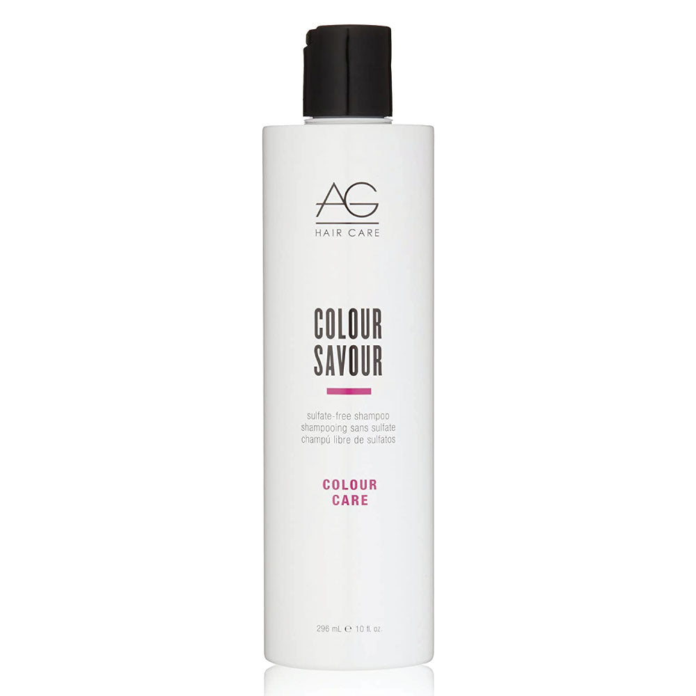 AG Colour Savour Shampoo 296 mL / 10 fl. oz.  - No salt. No PABA. No parabens. No gluten. No DEA. No animal testing.