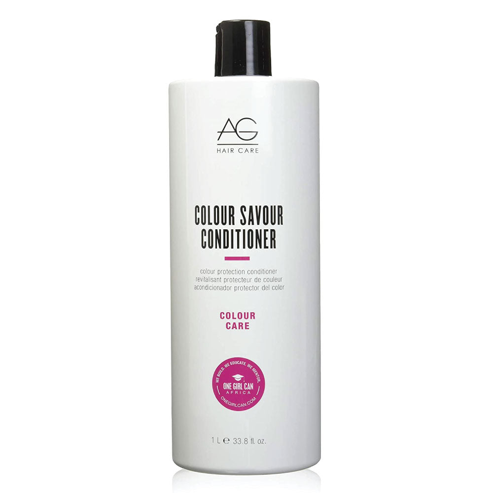 AG Colour Savour Conditioner 1 L - No salt. No PABA. No parabens. No gluten. No DEA. No animal testing.