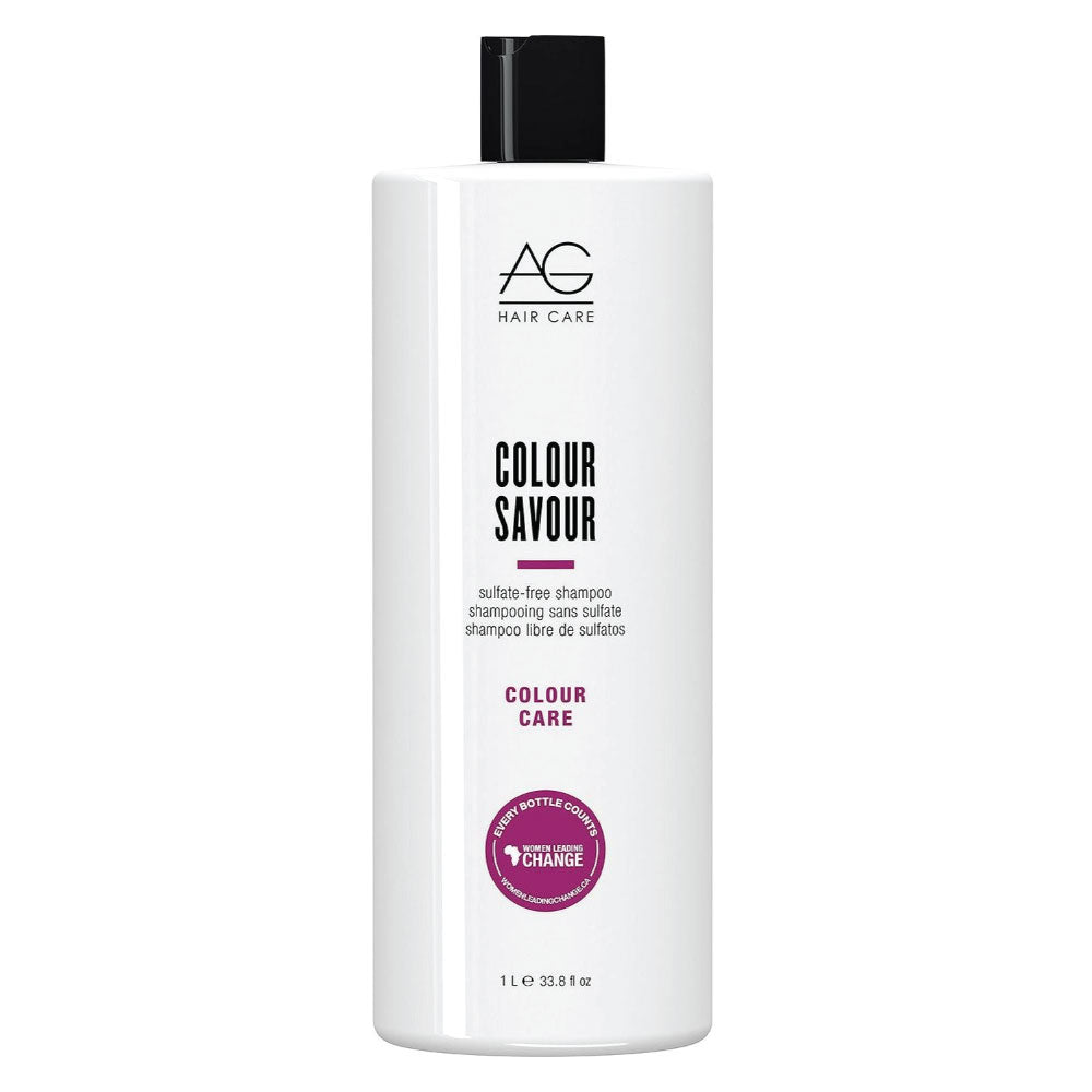 AG Colour Savour Shampoo 1 L - No salt. No PABA. No parabens. No gluten. No DEA. No animal testing.