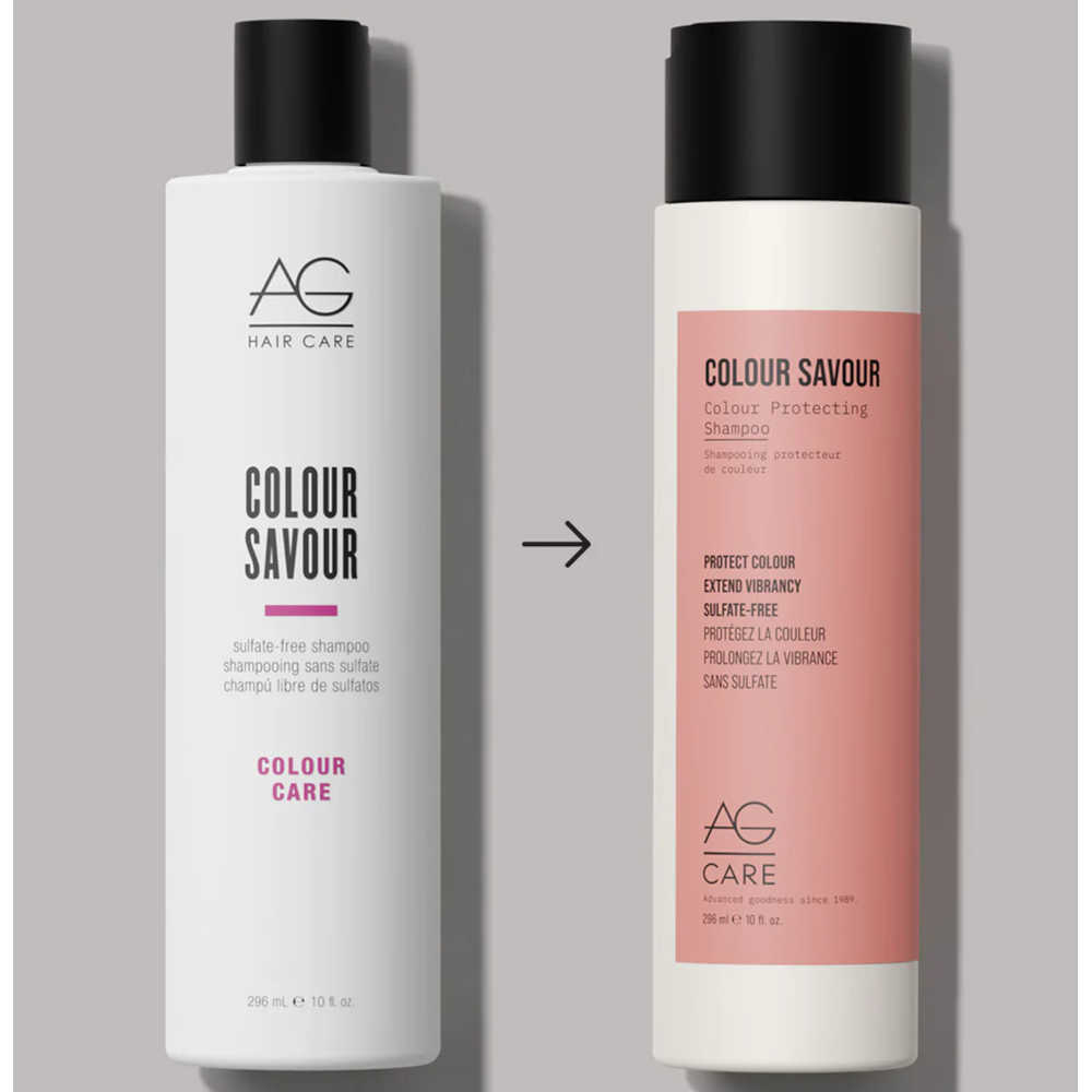 AG Colour Savour Shampoo 296 mL (10 oz.) - For Protecting & Extending Life Of Coloured Hair