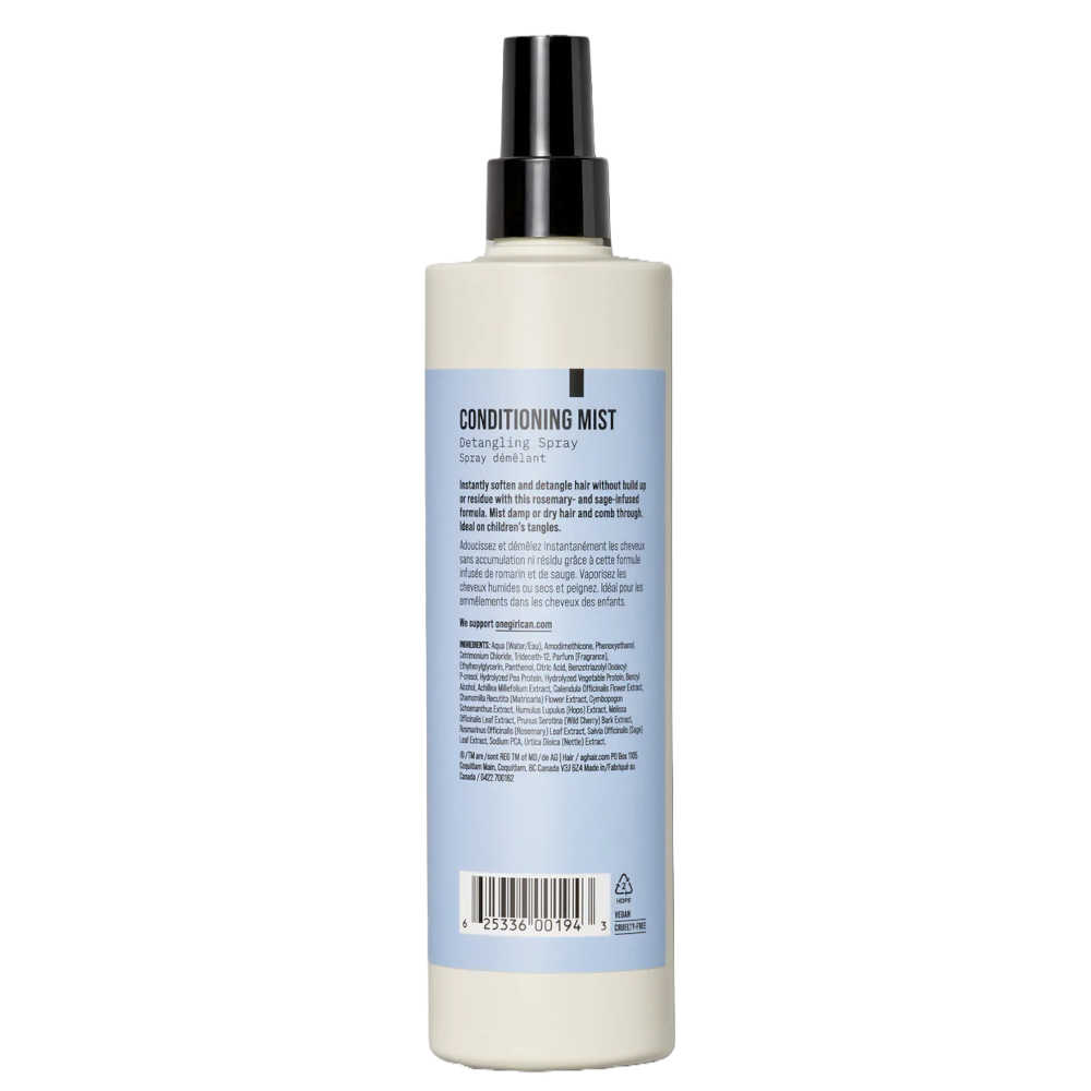 AG Conditioning Mist Detangling Spray 355 mL - Leave-In-Conditioner For Softening & Detangling Hair + Heat Protection
