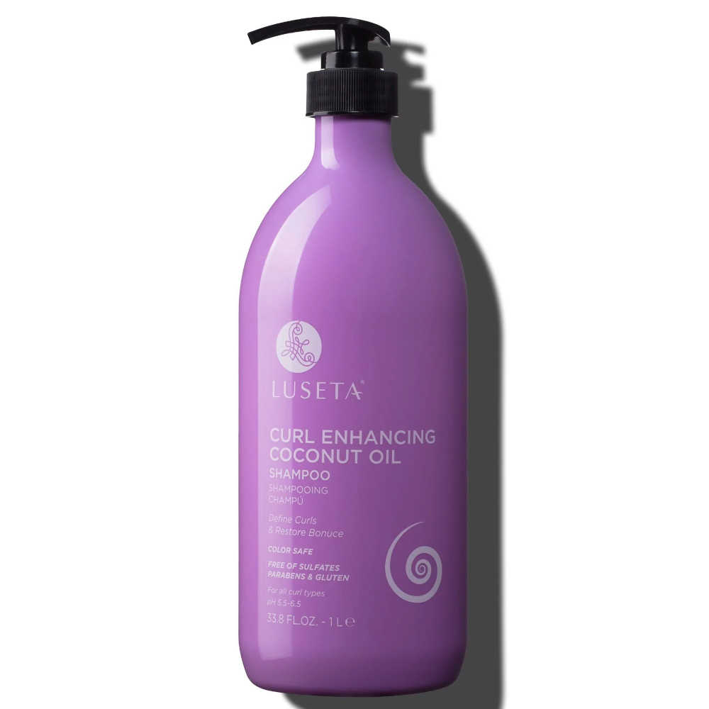 Luseta Curl Enhancing Coconut Oil Shampoo 1 L - Define Curls & Restore Bounce - For All Curl Types