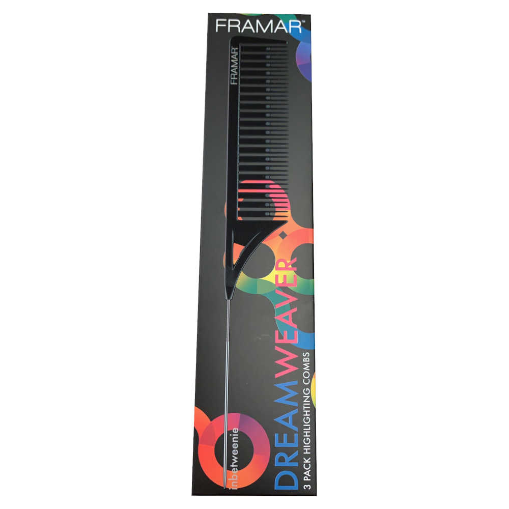 Framar Combs Dream Weaver Pack - Black - 3 Pack