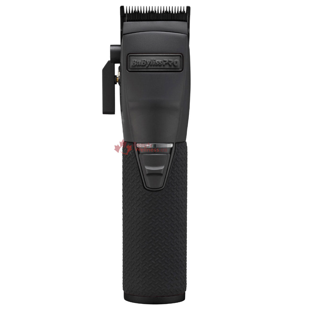 BaBylissPRO FX Matt Black Boost+ Hair Clippers - FX870BP-MB with DLC Fade Blade - Rubber Grip - Improved Torque and Battery