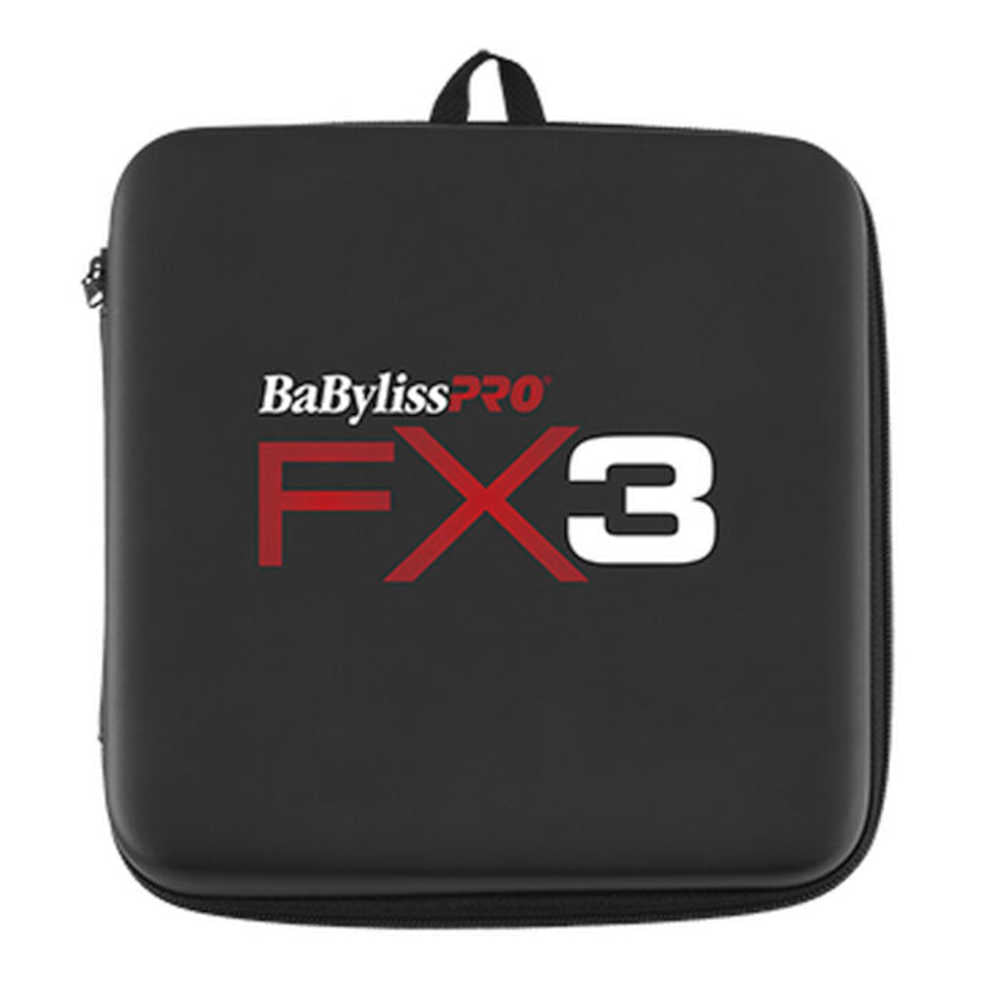 BaBylissPRO FX3 Super Set - Ferrari-Designed High Torque Engine Professional Clipper & Trimmer & High Speed Double Foil Shaver Combo + Bonus Travel Case (FXX3C + FXX3T + FXX3S + FXX3CASE2)