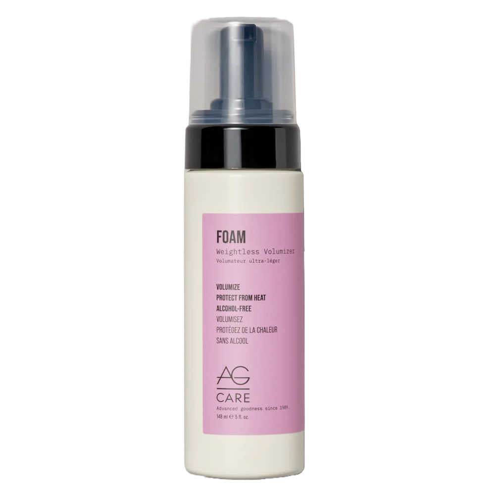 AG Foam Weightless Volumizer 148 mL - For Added Volume & Heat Protection 