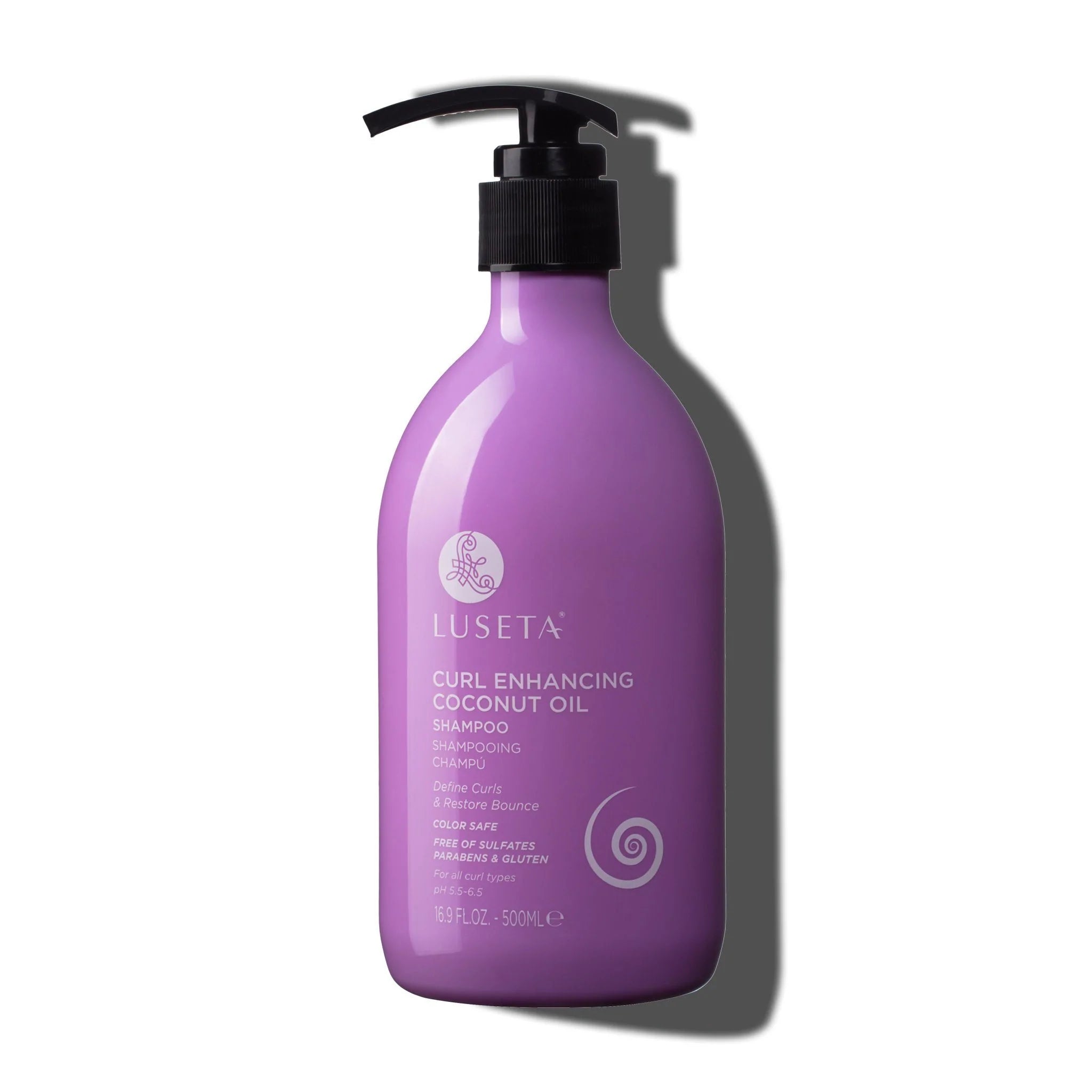 Luseta Curl Enhancing Coconut Oil Shampoo 500 mL - Define Curls & Restore Bounce - For All Curl Types