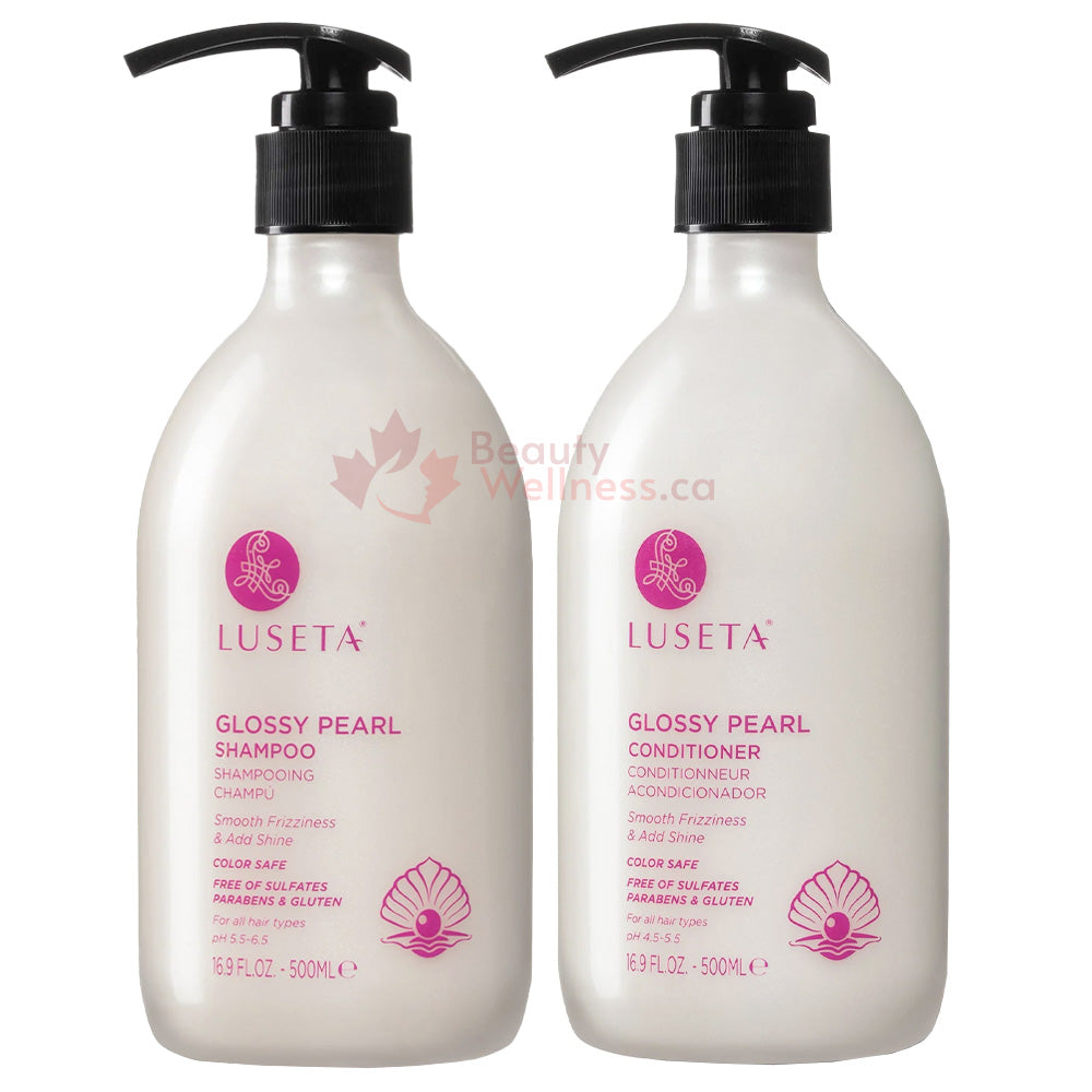 Luseta Glossy Pearl Combo Shampoo and Conditioner 500 mL - Smooth Frizziness & Add Shine