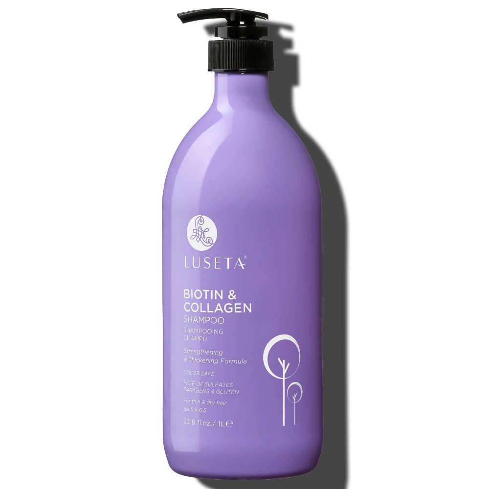 Luseta Biotin & Collagen Shampoo 1 L - For Thin & Dry Hair