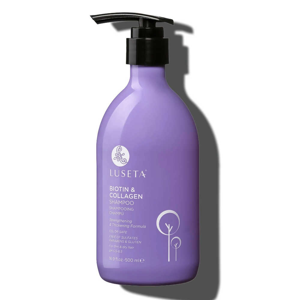 Luseta Biotin & Collagen Shampoo 500 mL - For Thin & Dry Hair