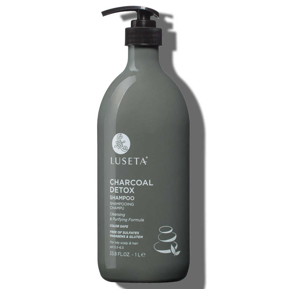 Luseta Charcoal Detox Shampoo 1 L - Cleansing & Purifying 