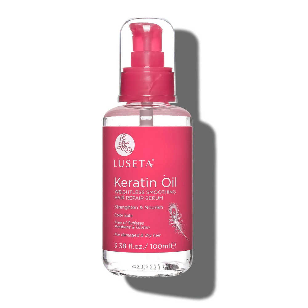 Luseta Keratin Oil Weightless Smoothing Hair Repair Serum 100 mL - Strengthen & Nourish