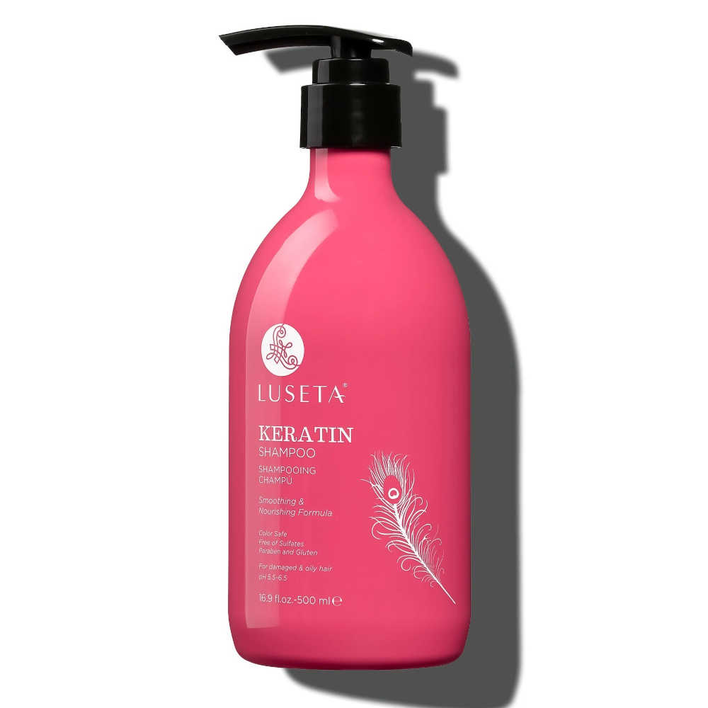 Luseta Keratin Shampoo 500 mL - For Damaged & Dry Hair
