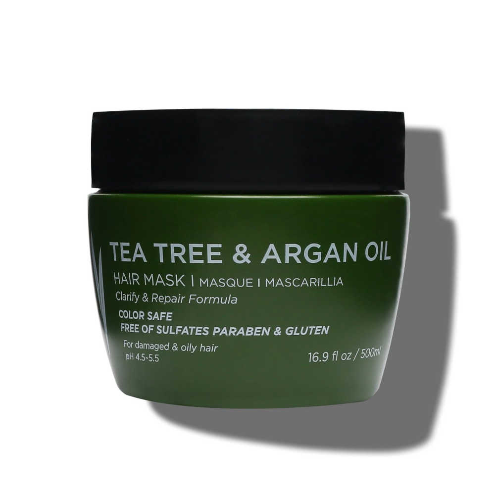 Luseta Tea Tree & Argan Oil Hair Mask 500 mL - For Damaged & Oily Hair