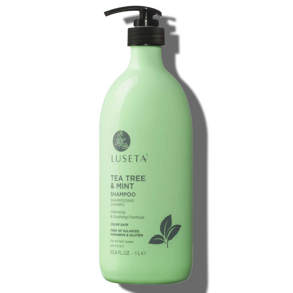 Luseta Tea Tree & Mint Shampoo 1 L - Cleansing & Soothing
