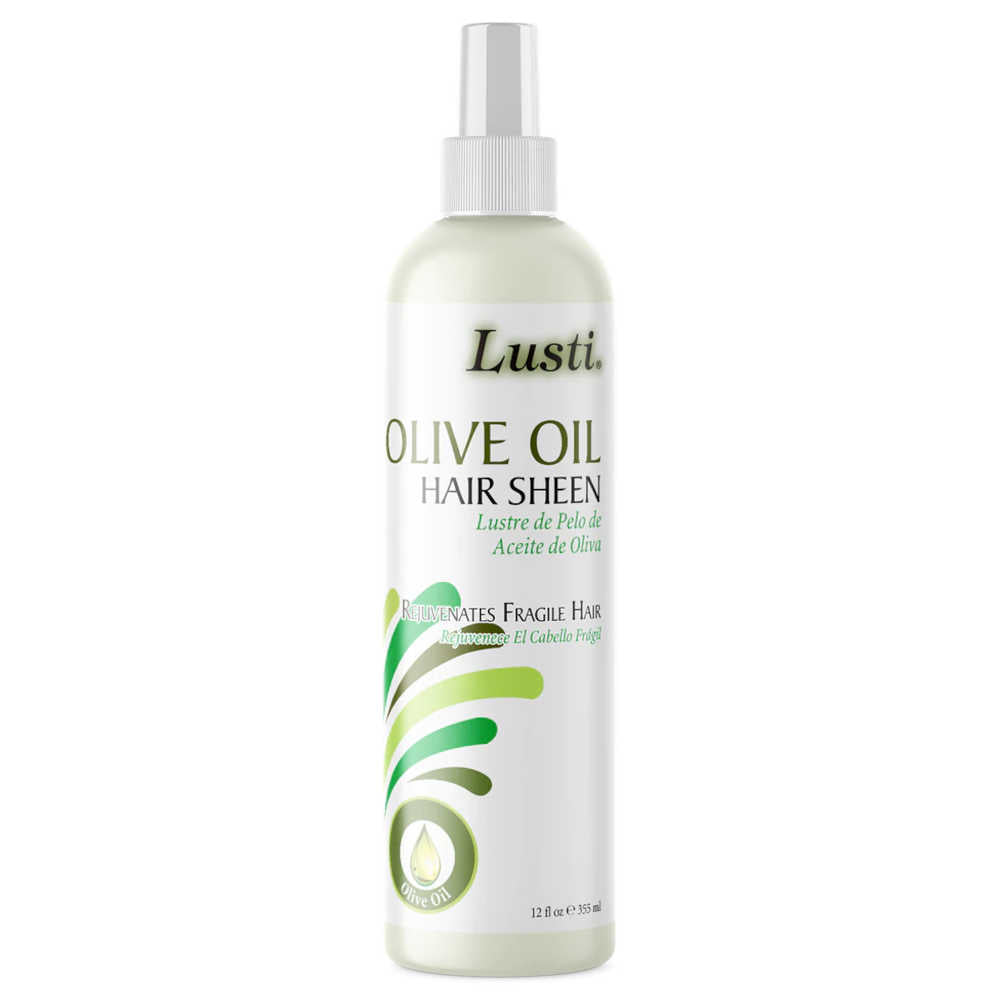 Lusti Olive Oil Hair Sheen 355 mL - For Fragile Hair