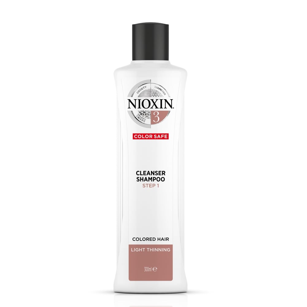 Nioxin Cleanser Shampoo System 3 300ml - Colored Hair.  Light Thinning. 