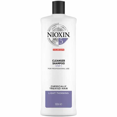 Nioxin Cleanser Shampoo System 5 Litre - Chemically Treated Hair.  Light Thinning.