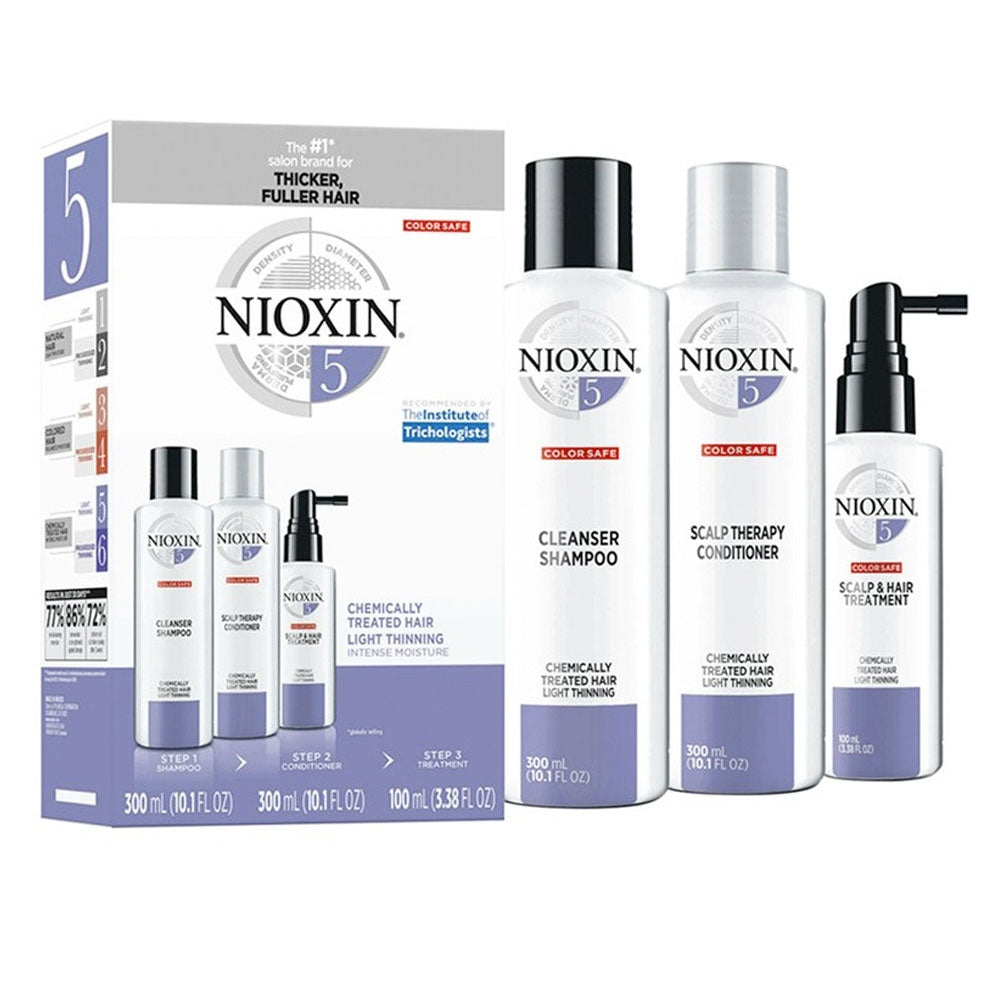 Nioxin  #5 System Kit #5 - Thick, mildly thinning and chemically treated hair.