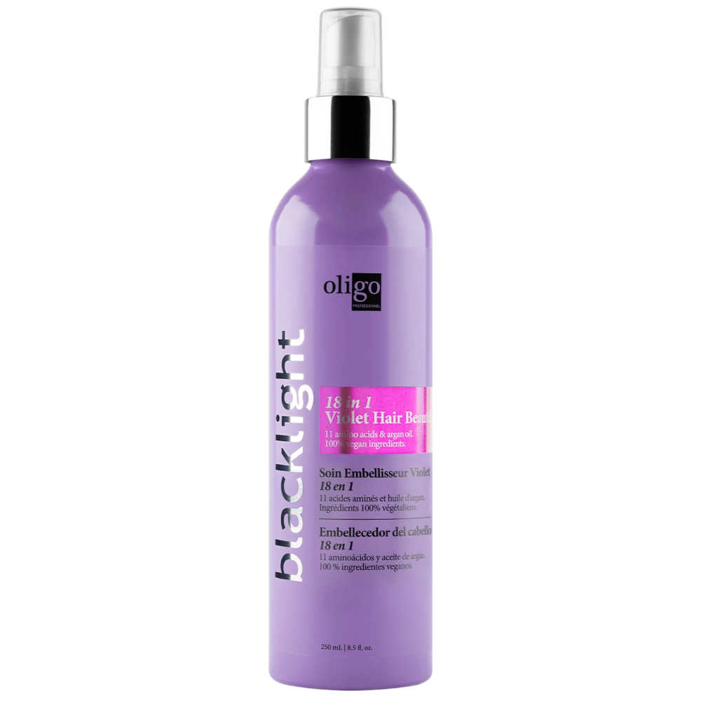 Oligo Blacklight 18-in-1 Violet Hair Beautifier Spray - For Blondes - 250 mL