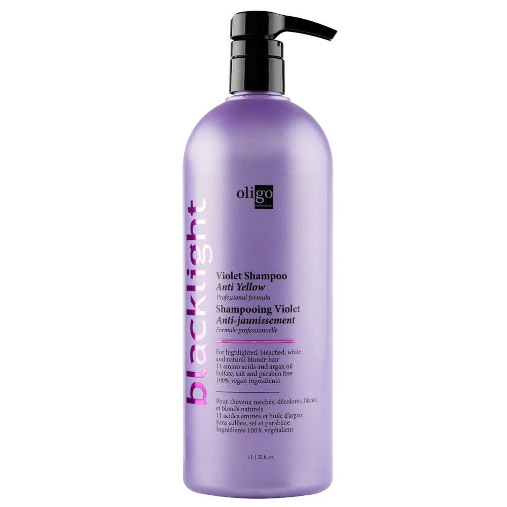 Oligo Blacklight Anti-Yellow Violet Shampoo - For Blondes - 1 L