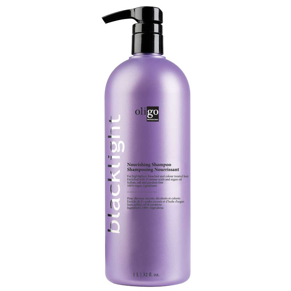 Oligo Blacklight Nourishing Shampoo 1 L - For Highlighted, Bleached & Colour Treated Hair