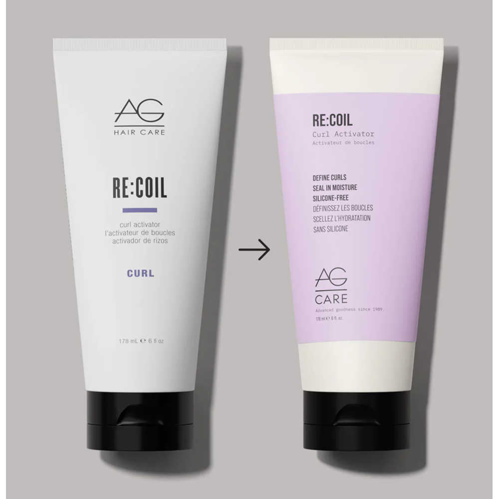 AG RE:COIL Curl Activator 178 mL - For Defining, Maintaining & Moisturizing Curls