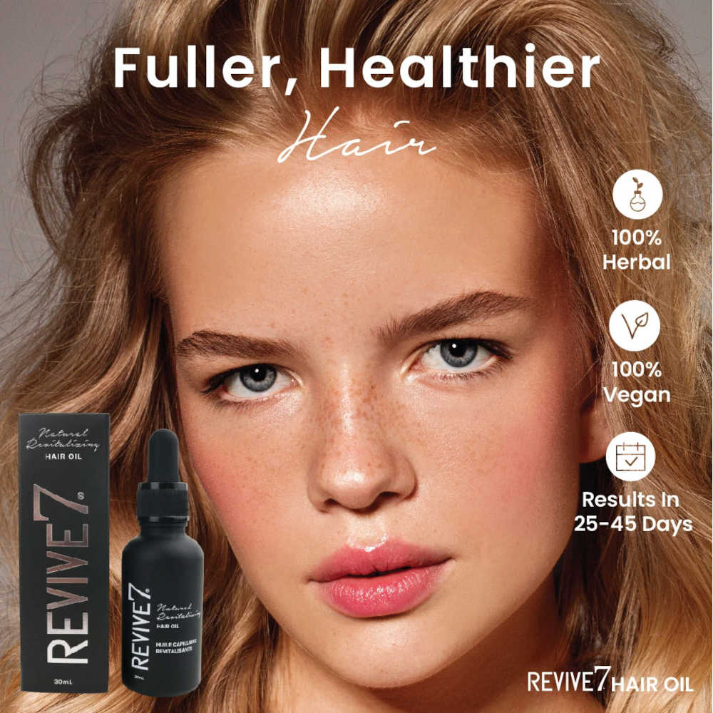 Revive7 Hair Revitalizing Oil - For Fuller, Healthier Hair & Beard - 30 mL